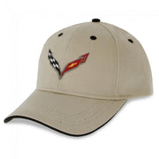 Corvette - Heritage Hat/Cap - Stone - Embroidered : C7 Stingray