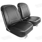 Corvette Leather Seat Covers. Black: 1963