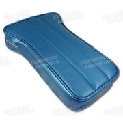 Corvette Center Armrest. Bright Blue Vinyl: 1969-1970