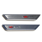 Corvette Door Sill Plates - Executive Series with Z06 505HP Logo Inlay : 2006-2013 C6 Z06