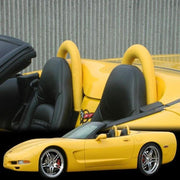 Corvette Seat Back Hoops (Set) - Custom Leather Wrapped : 1997-2004 C5 & Z06