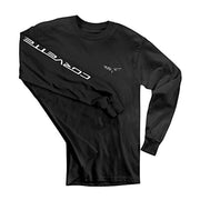 C6 Corvette Long Sleeve Tee Shirt : Black