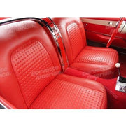 Corvette Vinyl Seat Covers. Red: 1956-1957