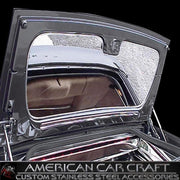 Corvette Trunk Lid Liner Polished Stainless Steel : 1998-2004 C5 Convertible, Z06