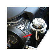 Corvette Power Steering Reservoir Cover - Stainless Steel : 2009-2012 ZR1