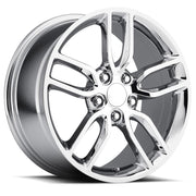 2014 C7 Corvette Z51 Style Reproduction Wheels : Chrome