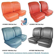 Corvette Vinyl Seat Covers. Beige: 1956-1957