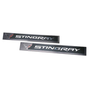 Corvette "STINGRAY" Door Sill Plates, Stingray Logo