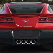 Corvette Chrome Rear Letters : C7 Stingray, Z51, Z06