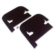 Corvette A-Arm Dust Covers W/Stainless Steel Staples: 1967