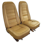 Corvette Leather Like Seat Covers. Buckskin: 1976-1977