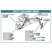 Corvette Accelerator Rod. Fuel Injection: 1963-1965
