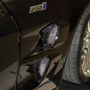Corvette RaceMesh Front Fender Duct Grilles : 2009-2013 ZR1