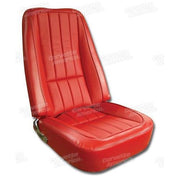 Corvette Vinyl Seat Covers. Red: 1968