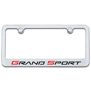 Corvette License Plate Frame - Chrome : 2010-2013 Grand Sport