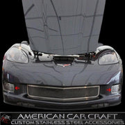 Corvette Driving Light Grille 2 Pc. (Set) - Laser Mesh Stainless Steel : 2006-2013 Z06,ZR1,Grand Sport