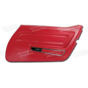 Corvette Door Panel. Red Standard RH: 1977