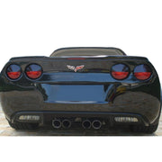 Corvette Molded Acrylic Rear Taillight Eyelid Blackout Kit : 2005-2013 C6, Z06, ZR1, Grand Sport