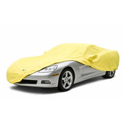 Corvette Car Cover Coverking® - Satin Stretch™ Indoor Custom - Yellow : 2010-2013 C6 Grand Sport Convertible