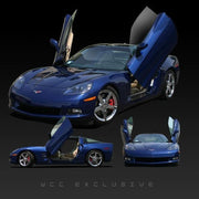Corvette Lambo Style Vertical Doors - Hinge Kit : 2005-2013 C6,Z06,ZR1,Grand Sport