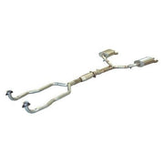 Corvette Exhaust System Cat Back W/Reproduction Mufflers: 1986-1990