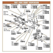 Corvette Wheel Lug Stud Set - 5 pieces: 1984-2011
